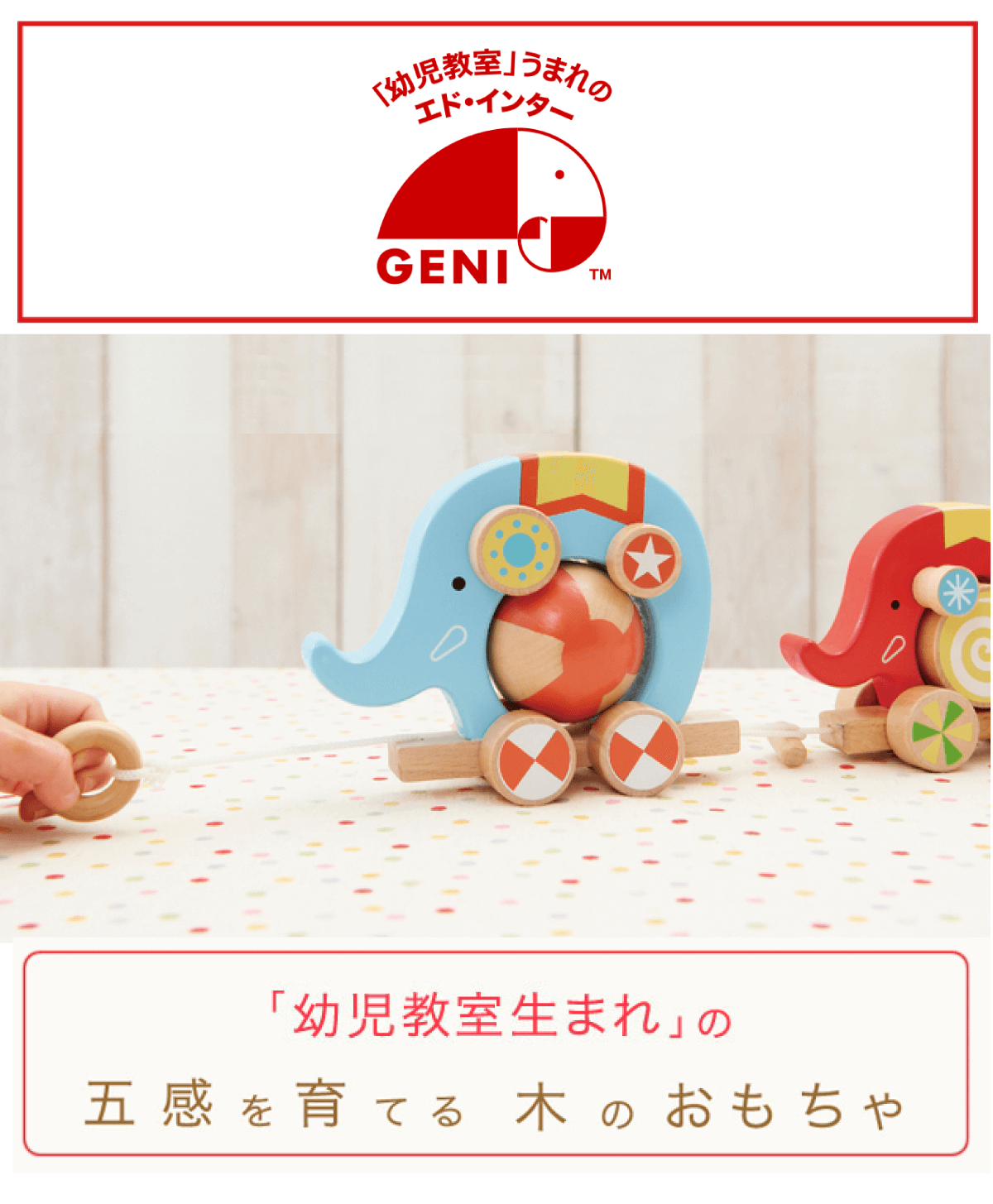 エドインターの五感を育てるおもちゃ