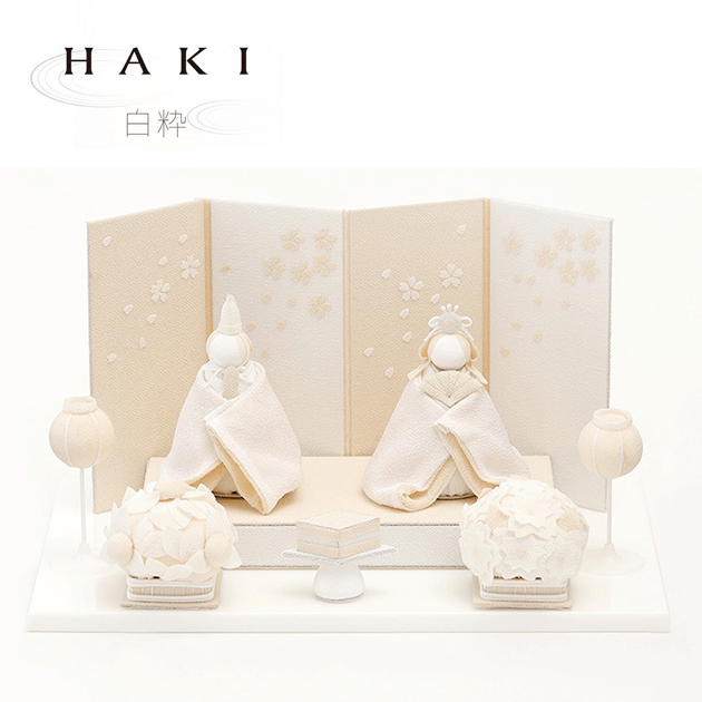 京都夢み屋のHAKI桜舞うおひな様